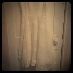 White lace dress